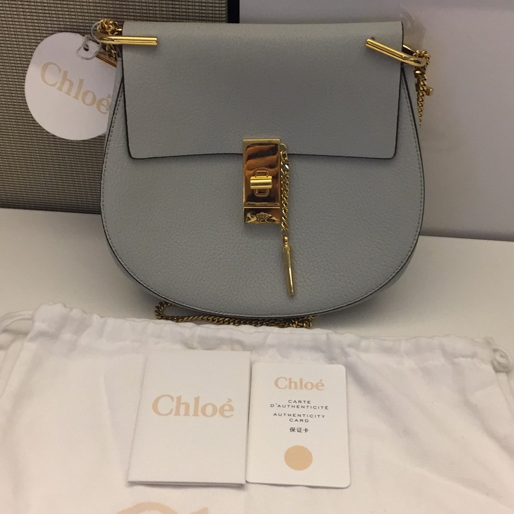 Chloe Small 'Drew' Grey (New w/all tags + dustbag)